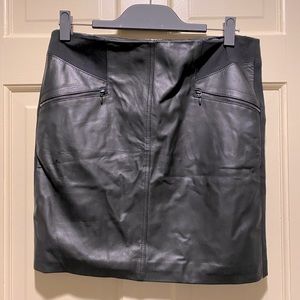Leather skirt